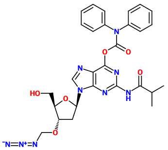 (image for) MC010613 N2-Isobutyryl-O6-diphenylcarbamoyl-3'-O-azidomethyl-2'-deoxyguanosine